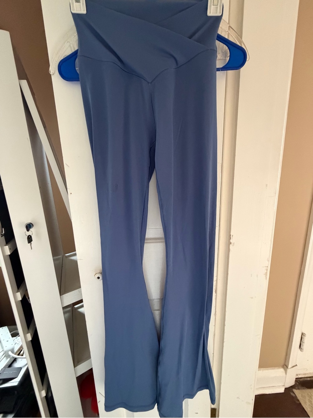OFFLINE by Aerie Real Me High Waisted Crossover Flare Legging Crossover Flare, M